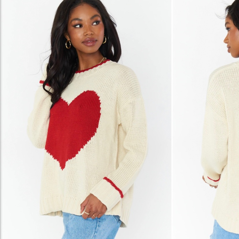 Show Me Your MUMU Heart Sweater